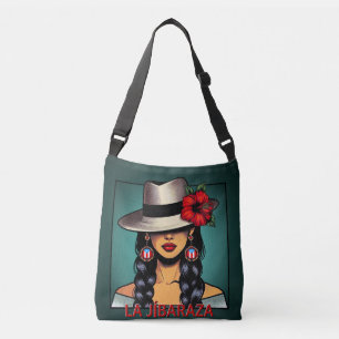 Bolso Cruzado La Jíbaraza 10 – Arte Jíbara Puertorriqueño • Bori