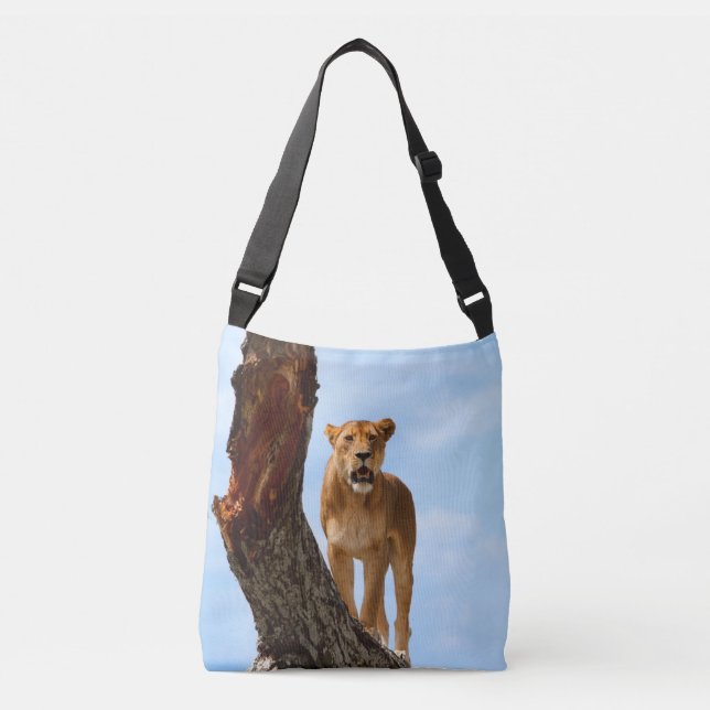 Bolso Cruzado La leona. Africa Serengeti (Anverso)