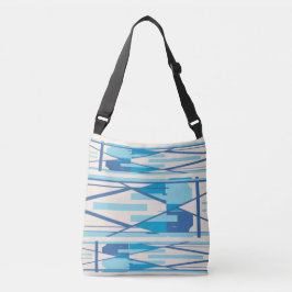 Bolso Cruzado La marina turquesa Aqua Tiered Mediterranean Look