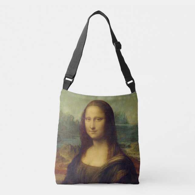 Bolso Cruzado La Mona Lisa De Leonardo Da Vinci (Anverso)