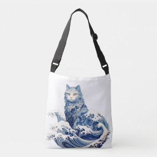 Bolso Cruzado La ola del gato en Kanagawa
