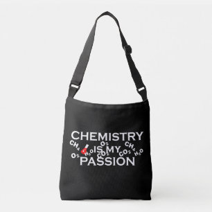 Bolso Cruzado la química es mi pasión citas de químicos gracioso