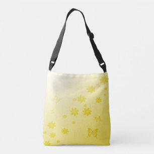 Bolso Cruzado La sol florece mariposas de n