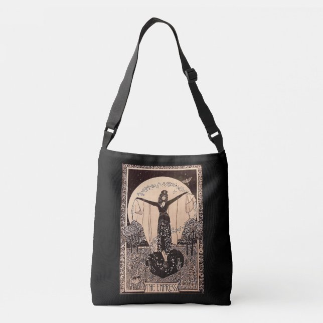 Bolso Cruzado La tarjeta Tarot de Empress (Reverso)
