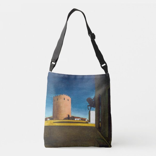 Bolso Cruzado La Torre Roja | Giorgio de Chirico |  (Reverso)