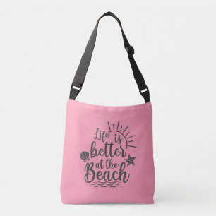 Bolso Cruzado La vida es mejor en la playa
