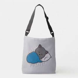 Bolso Cruzado La vida es perfecta - Gato durmiente