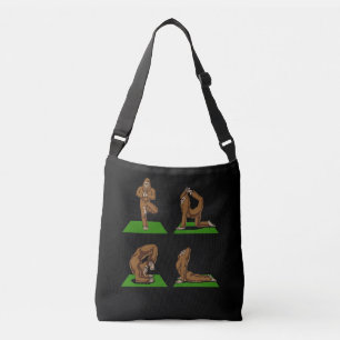 Bolso Cruzado La yoga del zen de Bigfoot plantea fantasía
