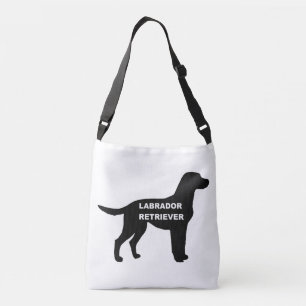 Bolso Cruzado labrador nombre silhouette