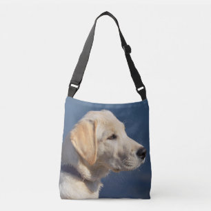 Bolso Cruzado Labrador retriever amarillo
