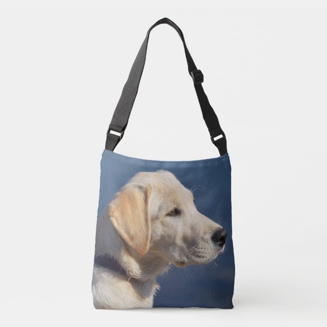 Bolso Cruzado Labrador retriever amarillo (Anverso)