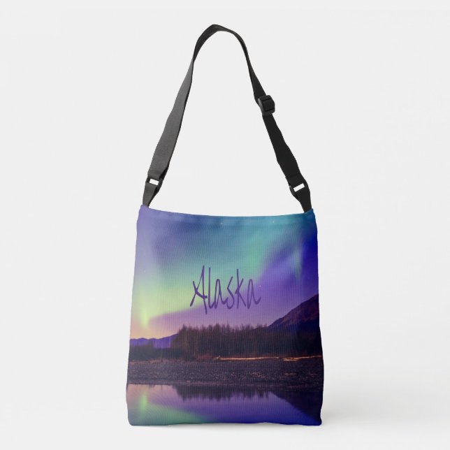 Bolso Cruzado Lago Alaska Northern Lights (Reverso)