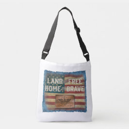 Bolso Cruzado Land of the Free - Crossbody Tote Bag