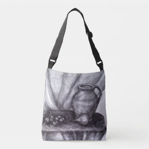 Bolso Cruzado Lápiz de vida fija Dibujo clásico cruza el cuerpo