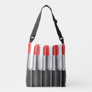 Bolso Cruzado Lápiz labial rojo