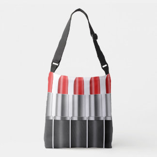 Bolso Cruzado Lápiz labial rojo