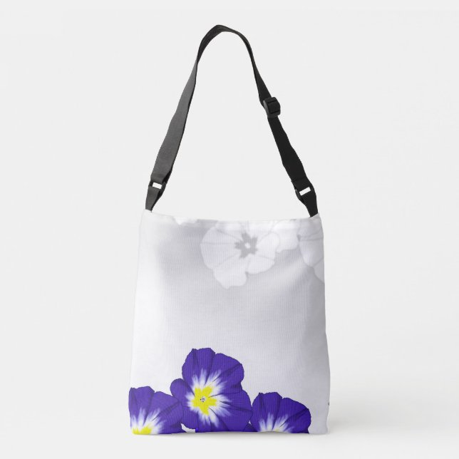Bolso Cruzado Las flores azules (Reverso)