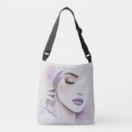 Bolso Cruzado Lavanda personalizada Morado Mujer Elegante Chic