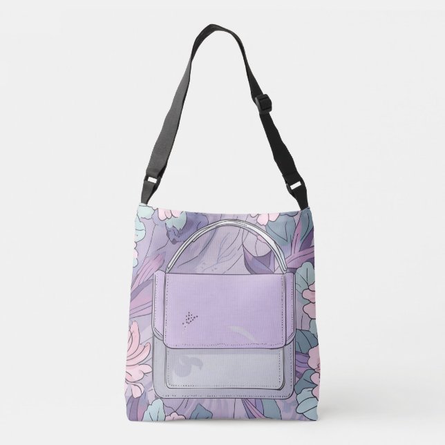 Bolso Cruzado Lavender Beauty Purse arte IA (Reverso)