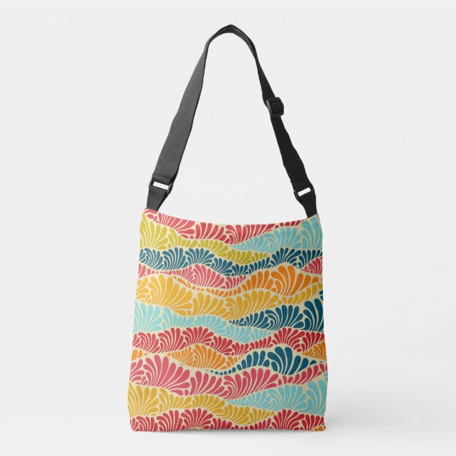 Bolso Cruzado Leafy Mosaic (Anverso)