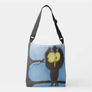 Bolso Cruzado Lechuza Adorable Y Colorida Oliver