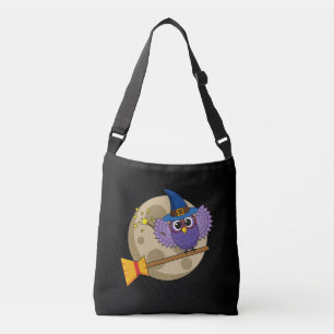 Bolso Cruzado Lechuza búho personalizado volando en la sala