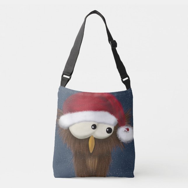 Bolso Cruzado Lechuza dulce y festiva (Anverso)