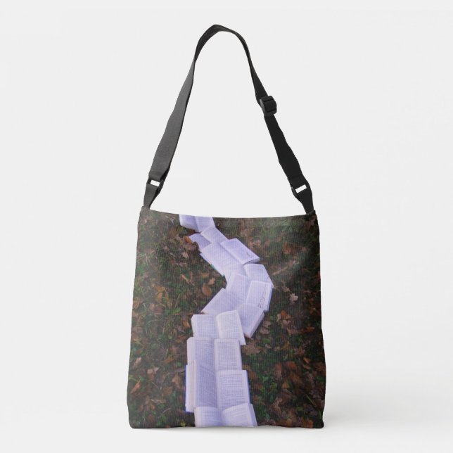 Bolso Cruzado Lector de lectura de rutas de libro (Reverso)