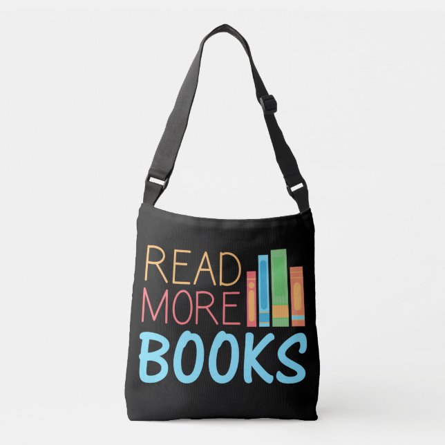 Bolso Cruzado Leer más libros (Anverso)