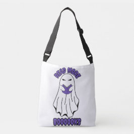 Bolso Cruzado Leer más libros Halloween Ghost Purple
