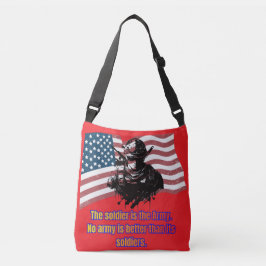 Bolso Cruzado Legacy of the brave bright red