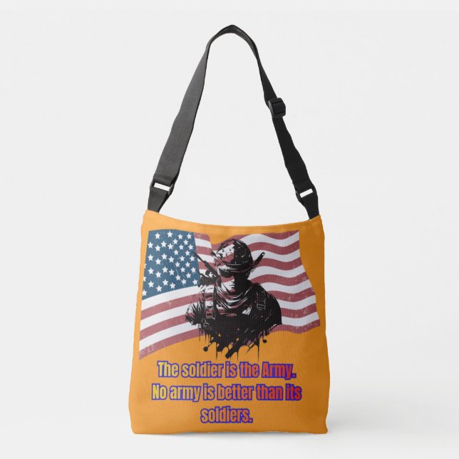 Bolso Cruzado Legado del naranja valiente (Anverso)