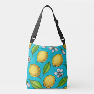 Bolso Cruzado Lemones azules