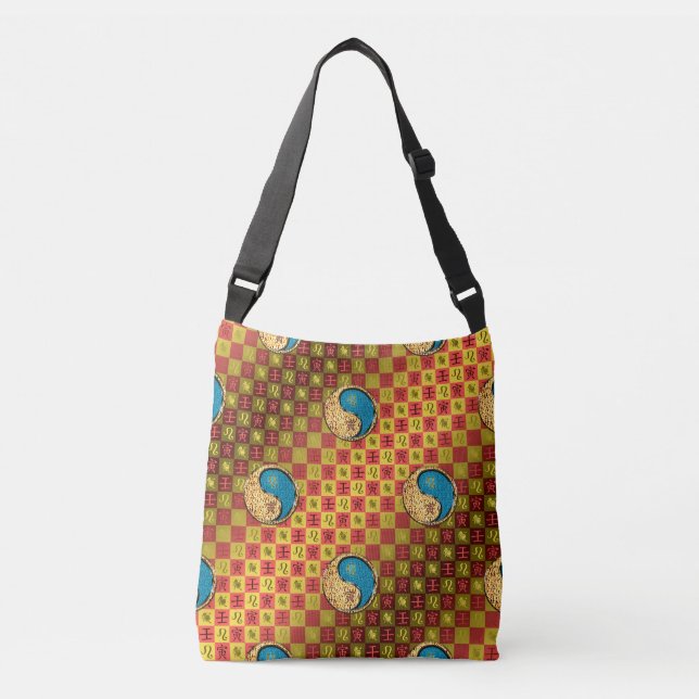 Bolso Cruzado Leo & Tigre de Agua (Anverso)
