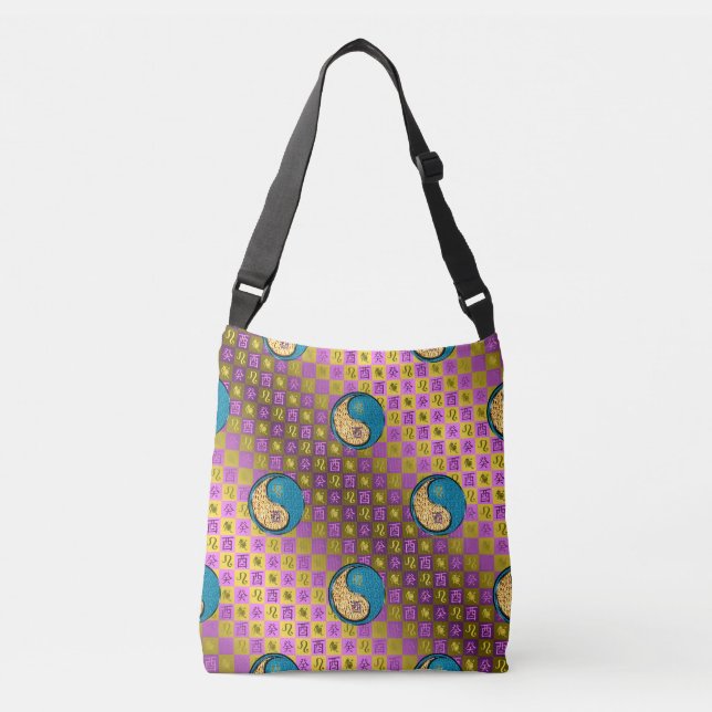 Bolso Cruzado Leo y Gallo de Agua (Anverso)