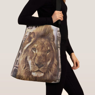 Bolso Cruzado león en ciudad