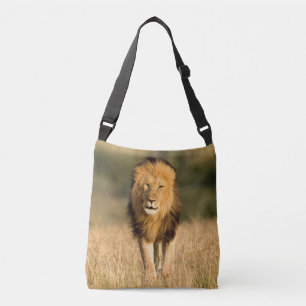 Bolso Cruzado León Macho Caminando