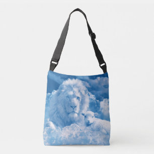 Bolso Cruzado León y cordero en las nubes