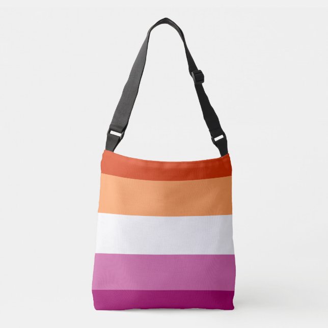 Bolso Cruzado Lesbian Flag (Anverso)