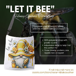 Bolso Cruzado "Let It Bee" Honey Gnome Tote Bag