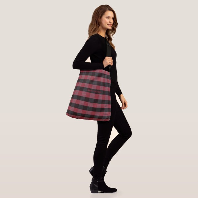 Bolso Cruzado Levito Plaid (Puesto)