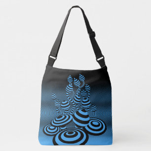 Bolso Cruzado Lge Cross Body bag Magic Mushrooms diseño óptico.