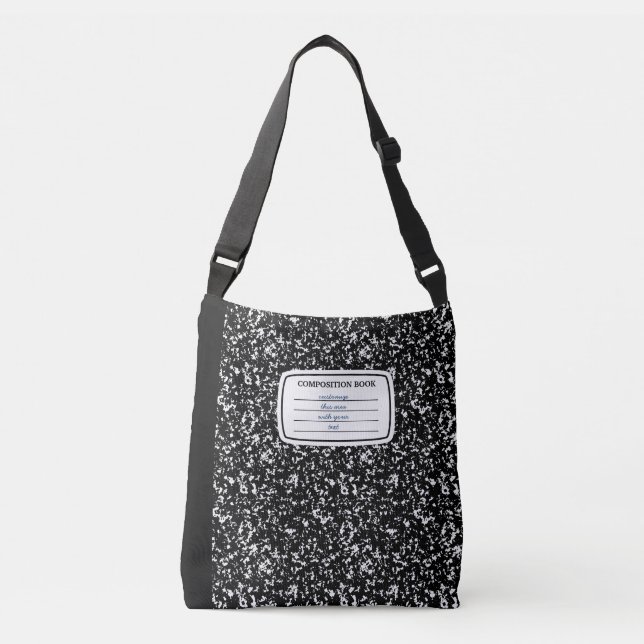 Bolso Cruzado Libro de composición falsa (Anverso)