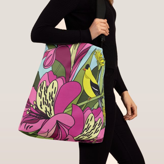 Bolso Cruzado Lilies peruanos (Detalle)