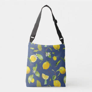 Bolso Cruzado Limón acuático y hojas 9
