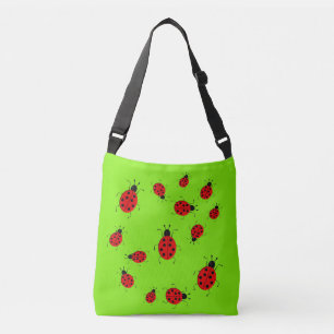 Bolso Cruzado lindos ladybugs, imágenes prediseñadas