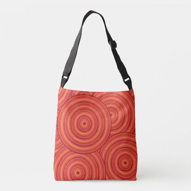Bolso Cruzado Línea aborigen pintura (Reverso)