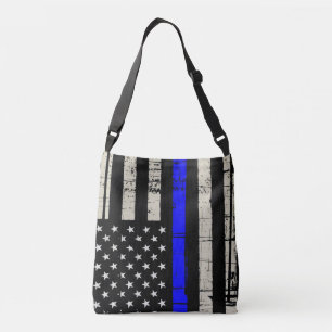 Bolso Cruzado Línea Azul Bandera Americana