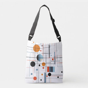 Bolso Cruzado Líneas minimalistas modernas geométricas abstracta