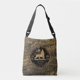 Bolso Cruzado Lion of Judah - Jah Rastafari reggae Roots Bag -